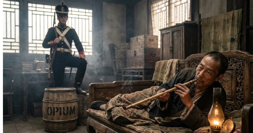 The opium war: The empire that fell asleep